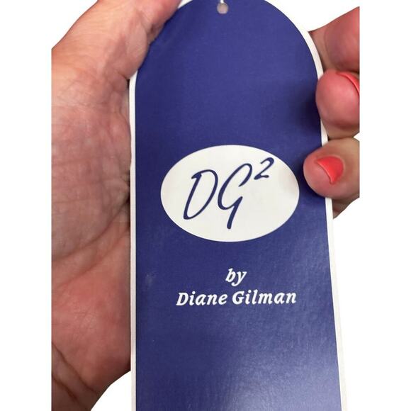 DG2 red denim pinstripe shirtdress, NWT, Americana, western, utility, bold - Picture 9 of 9